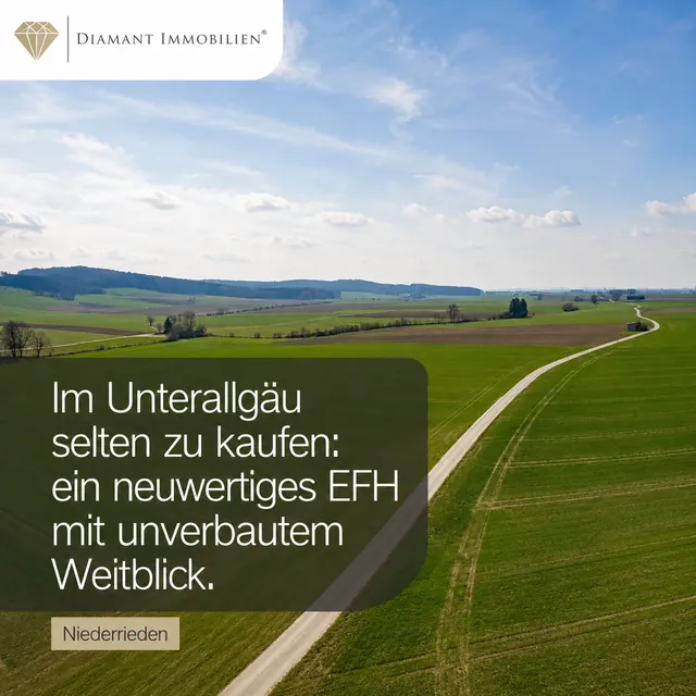 Anzeigenkarte Diamant Immobilien: niederrieden weitblick