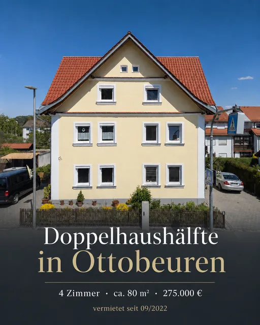 Anzeigenkarte Diamant Immobilien: ottobeuren doppelhaus